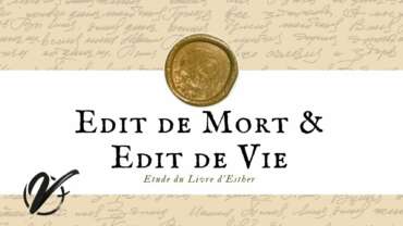 Timothée MELE : Edit de mort & Edit de vie