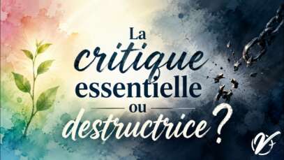 Timothée LECOQ : La critique essentielle ou destructrice ?