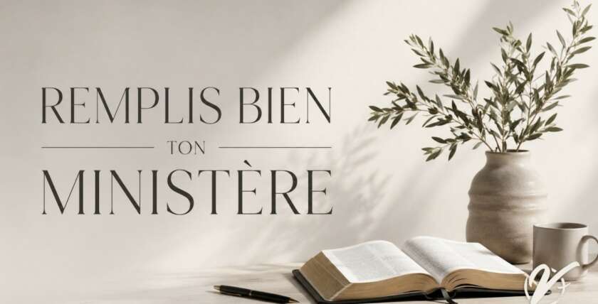 Remplis bien ton ministère - Nicolas TESSIER