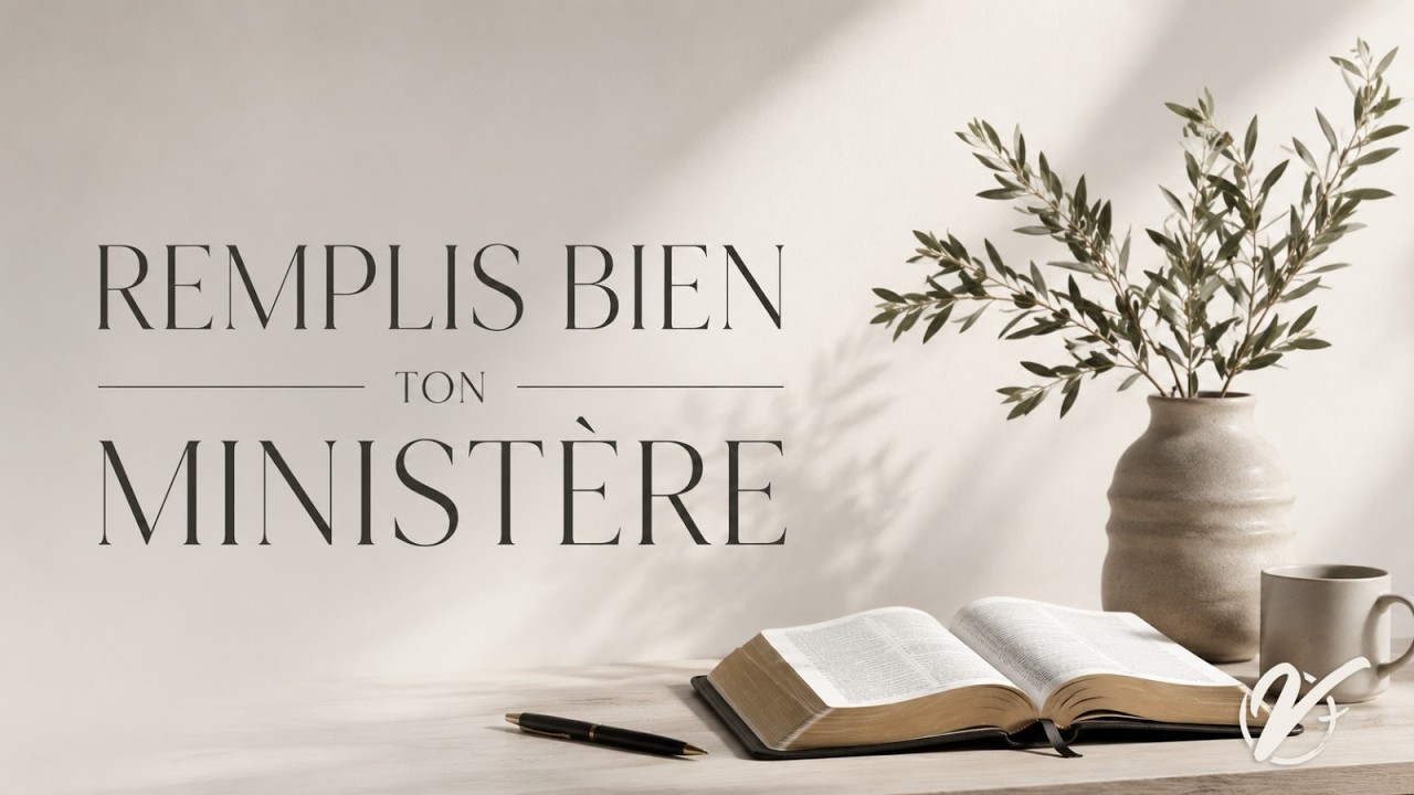 Remplis bien ton ministère - Nicolas TESSIER