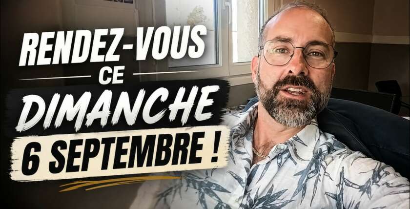 Rendez-vous ce dimanche 6 septembre !